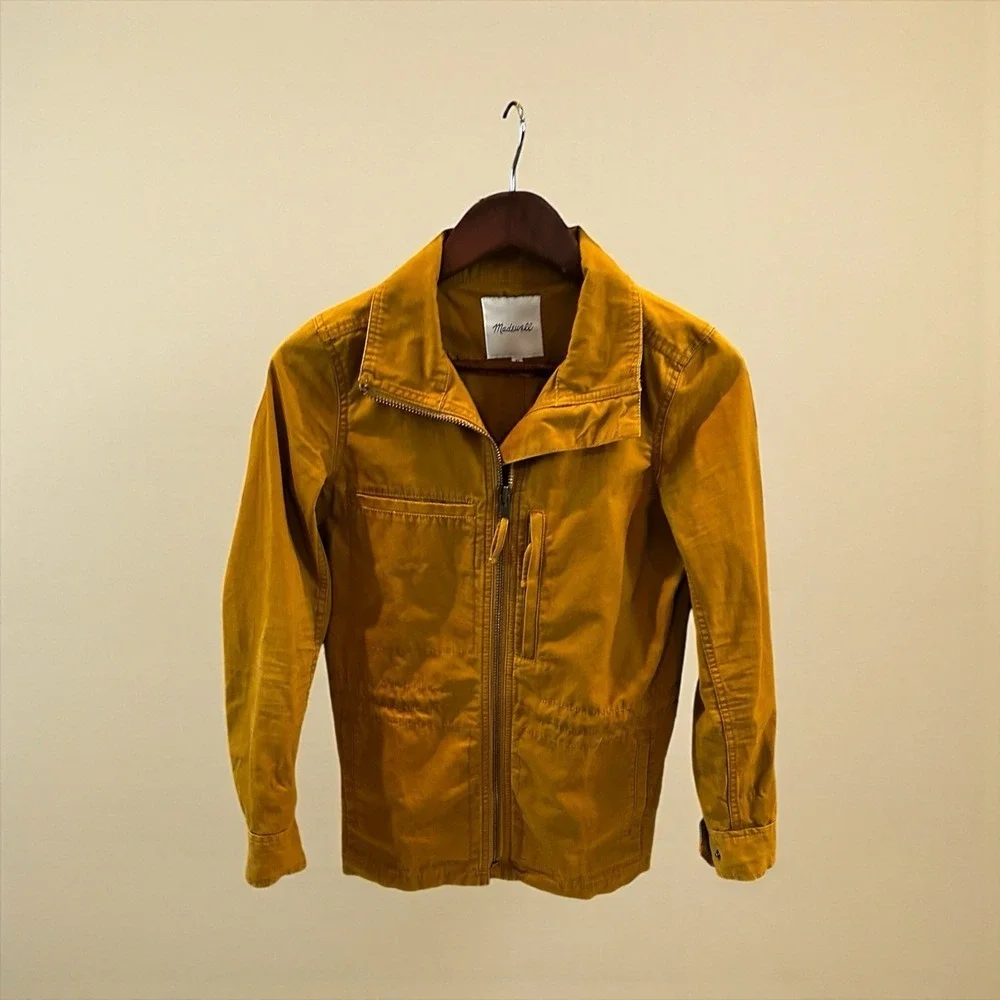 Madewell Women's Fleet Utility Jacket Egyptian Gd 100% Cotton Size XS‎